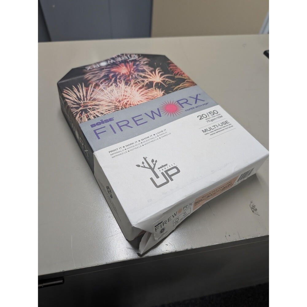NEW Boise FireWorx Paper, 8.5x11  Rat-A-Tan Tan color, 500 Sheets, 20/50 lb.